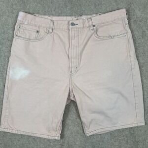 Vintage Levi's 505 Denim Pink Jean Shorts Mens Size 40 Regular Fit